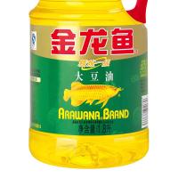 [店长推荐]金龙鱼大豆油1.8L/瓶家用厨房精炼一级食用油烘焙蛋糕炒菜烹饪色拉油植物油粮油大豆油