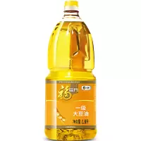 福临门大黄豆油基因一级压榨家用食用常备精炼植物油1.8L瓶装