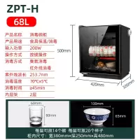 纳丽雅消毒碗柜商用家用厨房小型碗筷餐具餐厅单门臭氧消毒柜_68L不锈钢箱体(PAa)