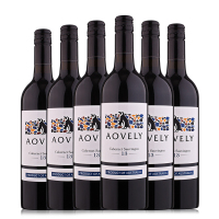 【酒旗网】澳大利亚进口红酒(Aovely)澳威利庄园赤霞珠干红葡萄酒750ml*6支装 箱装