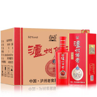 泸州老窖 52度泸州传奇白酒 500ml*6瓶 箱装