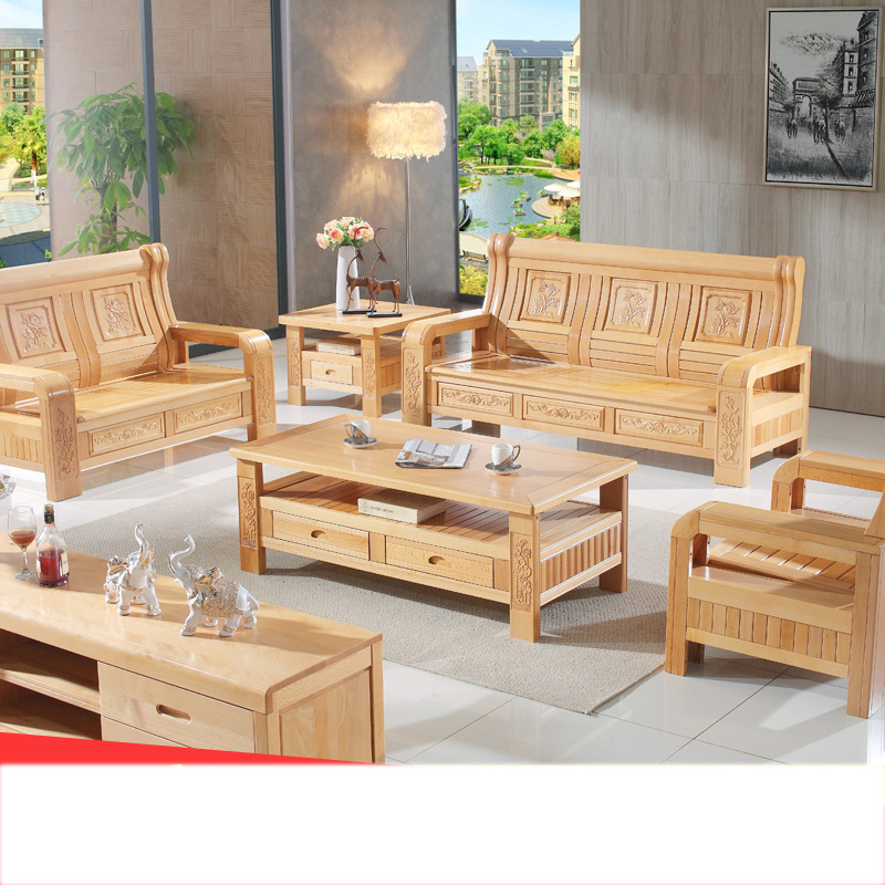 榉木现代新中式沙发2934客厅卧室欧式田园其他非人造板实木【价格