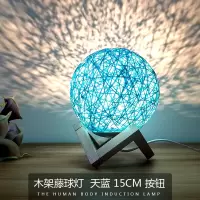 林檎七夕情人节圣诞节 女星空投影灯小夜灯藤球灯插电床头灯送男女朋友同学闺蜜实用送女朋友老婆生日礼物