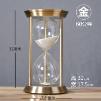 林檎沙漏计时器 时间沙漏计时器30/60分钟创意金属摆件生日欧式沙漏 教师节送老师 永恒记忆-大号60分钟送女朋友老婆生