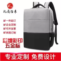 林檎企业商务活动奖品双肩背包定制印logo公司年会实用礼品送银行客户房地员工福利周年庆团建纪念品创意送女朋友老婆生日礼物