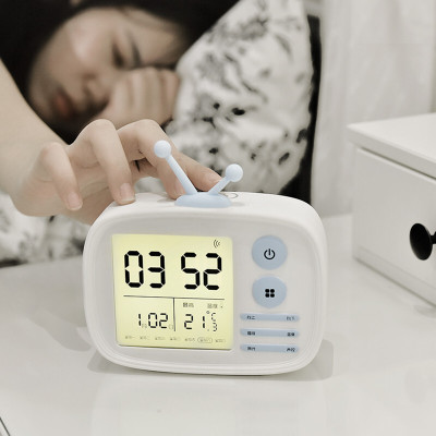林檎生日送女生儿童小孩子情人节送男女朋友老婆爱人闺蜜实用开学送幼儿园小朋友抖音同款电视机闹钟送女朋友老婆生日礼物