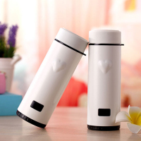 林檎企业年会礼品商务定制logo送男女朋友爱人感恩节生日刻字创意实用年会活动奖品心动感温杯水杯定制送女朋友老婆生日礼物送