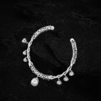 复古重工精致深海龙骨沧澜点镶手镯轻奢小众高级感2025年新品手饰送女朋友老婆情人节七夕生日礼物