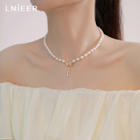 在逃公主天然淡水珍珠项链女夏2025新款轻奢小众锁骨链颈链送女朋友老婆情人节七夕生日礼物