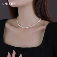 巴洛克天然淡水米粒珍珠项链女夏轻奢小众2025新款气质锁骨链送女朋友老婆情人节七夕生日礼物