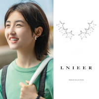 925纯银张子枫同款星星耳钉天才基本法2025年新款耳环高级感耳饰送女朋友老婆情人节七夕生日礼物