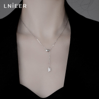 999纯银幸运豆项链女轻奢小众颈链2025新款高级感锁骨链配饰送女朋友老婆情人节七夕生日礼物