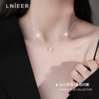 925纯银闪耀吊坠项链女锁骨链2025新款高级设计感百搭配饰送女朋友老婆情人节七夕生日礼物
