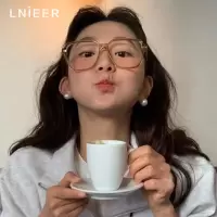 韩国fever同款珍珠耳钉女纯银施家高级感轻奢正圆大复古耳环耳饰