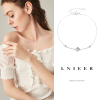 925纯银四叶草手链女春夏手镯2025新款轻奢小众品牌百搭高级礼物送女朋友老婆情人节七夕生日礼物