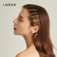 韩国i网红闪钻侧边发夹边夹少女刘海夹一字夹碎发ins发卡夹子头饰送女朋友老婆情人节七夕生日礼物