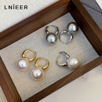 施家真多麻银灰澳白色珍珠耳环女2025新款高级感耳钉独特耳饰送女朋友老婆情人节七夕生日礼物