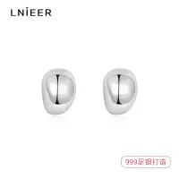 999纯银小银豆耳钉女养耳洞2025新款百搭耳环小众春夏高级感耳饰