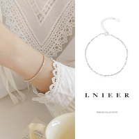 S925纯银碎银几两手链女轻奢2025新款手镯小众高级闺蜜碎银子手饰送女朋友老婆情人节七夕生日礼物