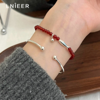 925纯银红玛瑙锦鲤手链女过年手镯闺蜜蛇年本命年手串高级感手饰送女朋友老婆情人节七夕生日礼物