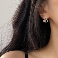 新中式珍珠葫芦耳钉高级感微镶锆石耳环女轻奢小众高级感新品耳饰送女朋友老婆情人节七夕生日礼物