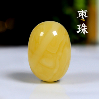 俄料精工蜜蜡琥珀枣珠桶珠腰顶珠隔珠星月菩提金刚手串diy配饰珠送女朋友老婆情人节七夕生日礼物