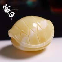 保真俄料原矿蜜蜡富甲背云散珠隔珠垫片佛珠手串手链DIY配件配饰送女朋友老婆情人节七夕生日礼物