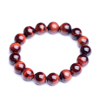 6A天然红虎睛石手链男女款红虎眼石手串情侣款礼品送女朋友老婆情人节七夕生日礼物