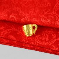 仿黄金饰品送女友一辈子沙金吊坠锁骨项链坠子炉内厚金饰品送女朋友老婆情人节七夕生日礼物