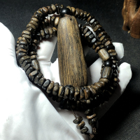 保真达拉干沉香手串随型项链佛珠沉香木老料熟结甜黑油沉水级男女送女朋友老婆情人节七夕生日礼物