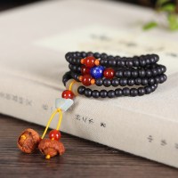 新款越南土沉香108颗手串手链沉水级别香味浓郁油性足高端时尚款送女朋友老婆情人节七夕生日礼物