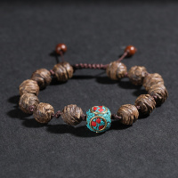 越南芽庄沉香手串原创手工编织沉香木手链男女款结香多甜香味醇厚送女朋友老婆情人节七夕生日礼物