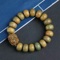 天然阿根廷吐丝绿檀招财进宝貔鳅瑞兽手串有求必应文玩檀香手链送女朋友老婆情人节七夕生日礼物