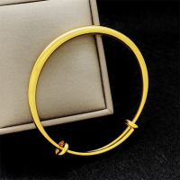 仿真镀金经典沙金光面手镯拍摄道具龙凤满天星镯子礼物婚庆饰品送女朋友老婆情人节七夕生日礼物