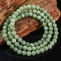 石英岩石仿佘太翠玉髓手串6MM三圈手链简约清新女生水晶玉髓饰品送女朋友老婆情人节七夕生日礼物