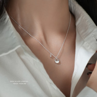国风称心如意银坨子项链s999纯银小众时尚百搭极简风足银锁骨链送女朋友老婆情人节七夕生日礼物