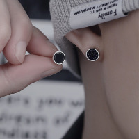 s999足银耳钉男潮高级感气质小众个性男士潮男嘻哈痞帅耳环女耳饰送女朋友老婆情人节七夕生日礼物