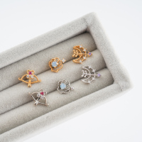 jda韩国耳饰精致镶钻丘比特爱心小耳骨钉旋转螺丝堵送女朋友老婆情人节七夕生日礼物