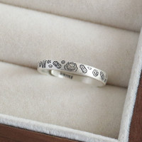 S999足银招财猫戒指女小众高级食指戒开口指环平安喜乐开运好物潮送女朋友老婆情人节七夕生日礼物