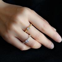 ins小众设计极简百搭微镶锆石肌理感S925纯银熔岩紫钻开口戒指女送女朋友老婆情人节七夕生日礼物