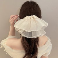 超仙蓬松大号大肠发圈女高级感头绳2025新款头花时尚发饰皮筋送女朋友老婆情人节七夕生日礼物