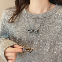 复古透明眼镜项链女秋冬小众独特毛衣链百搭高级感长款卫衣链配饰送女朋友老婆情人节七夕生日礼物