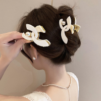 醋酸字母轻奢气质高级感抓夹后脑勺盘发夹子小众设计时尚百搭头饰送女朋友老婆情人节七夕生日礼物