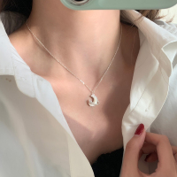 [璀璨星月]纯银2025新款项链轻奢高级感超仙小众精致锁骨链送女朋友老婆情人节七夕生日礼物