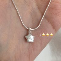 S925纯银[幸运五角星]项链女轻奢小众颈链锁骨链可爱设计款送女朋友老婆情人节七夕生日礼物