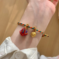 端午节小粽子五彩绳手工编织红绳手链2025新款女生情侣款闺蜜礼物送女朋友老婆情人节七夕生日礼物