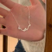 [翩蝶梦]纯银2025新款项链女轻奢高级感小众设计师款锁骨链送女朋友老婆情人节七夕生日礼物