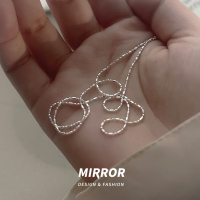 925纯银米珠细款项链女锁骨链简约单链颈链小众冷淡风配饰送女朋友老婆情人节七夕生日礼物