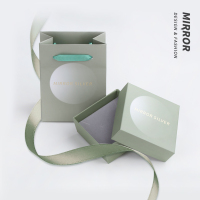 定制牛皮纸手提袋礼品袋首饰盒耳钉耳饰戒指项链手链收纳盒送女朋友老婆情人节七夕生日礼物