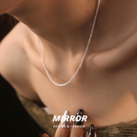 意大利925纯银满天星波光粼粼项链女锁骨链轻奢时尚个性潮夏小众送女朋友老婆情人节七夕生日礼物